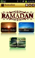Poster Ramadan: Sehri and Iftar