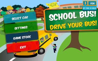 City Driver : School Bus 3D Affiche