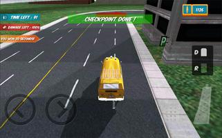 City Driver : School Bus 3D syot layar 2