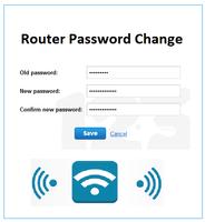 برنامه‌نما Change The Password Of The Router عکس از صفحه