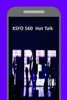 Radio for KSFO 560 Hot Talk AM San Francisco 포스터