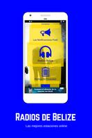 Radios de Belize الملصق