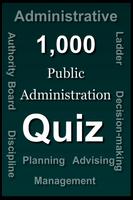 Public Administration Quiz Affiche