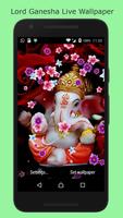 Lord Ganesha HD Live Wallpaper imagem de tela 1