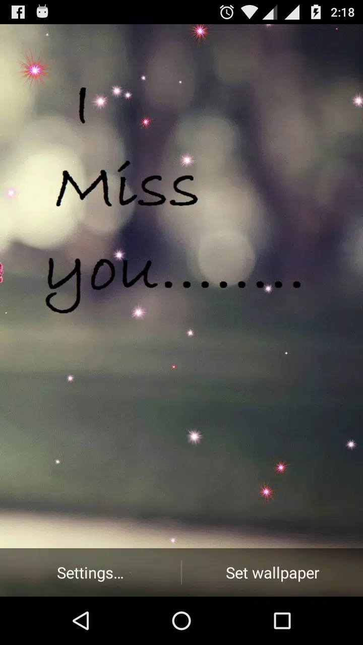 I Miss You Live Wallpaper APK for Android Download