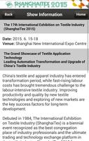 ShanghaiTex 上海国际纺织工业展 imagem de tela 3