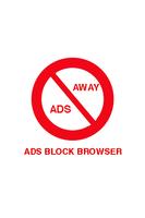 Ad Block Browser Away Advice plakat