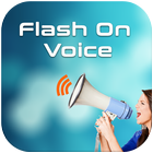 Flashlight on Voice icon