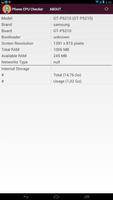 Phone CPU Checker HD screenshot 2