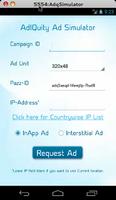 AdIQuity AD Request Simulator تصوير الشاشة 1