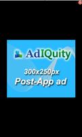 AdIQuity PrePost Ad Sample App capture d'écran 1