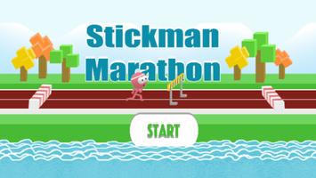 stickman marathon Affiche