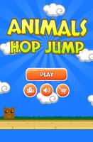Animals Hop Jump Plakat