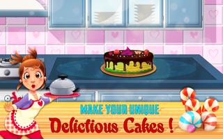 Homemade Cake Maker Cooking Game Affiche