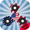 USA Fidget Spinner Toy
