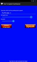 Text To Speech Synthesizer پوسٹر