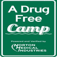 A Drug Free Camp poster