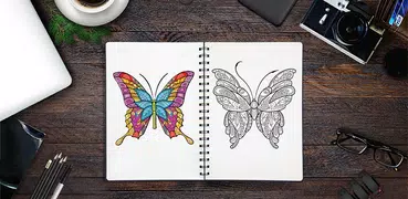 Adult Butterfly Coloring Pages