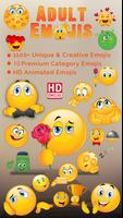 Adult Emojis & Dirty Emoticons Affiche