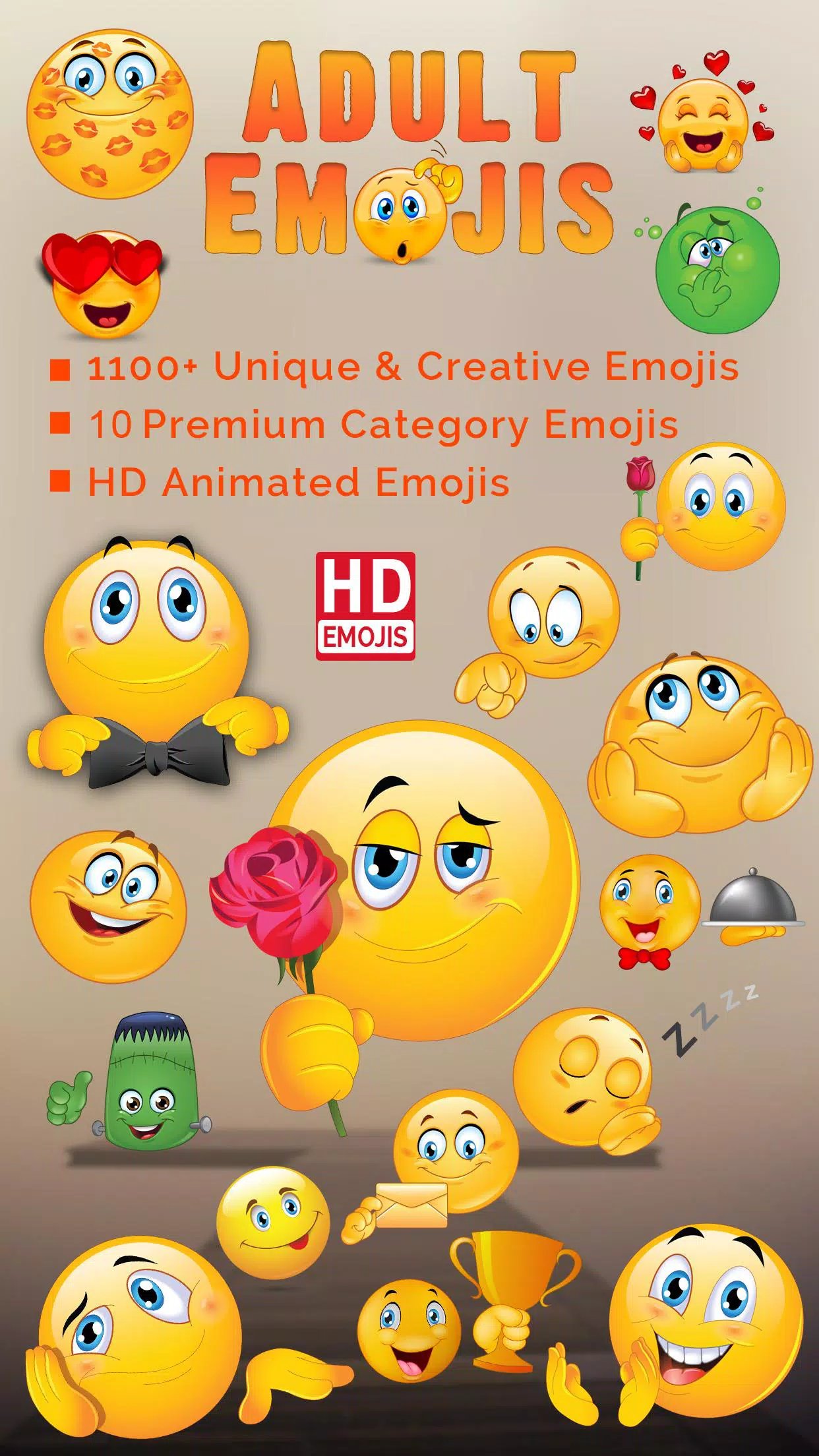 Adult Emojis & Dirty Emoticons APK für Android herunterladen