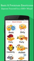 Adult Emojis & Dirty Emoticons capture d'écran 2