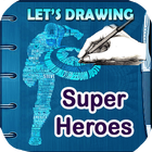 Easy How to Draw Super Hero Characters icône