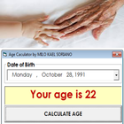 Icona Advance Age Calculator