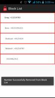 Advance Call Blocker ảnh chụp màn hình 3