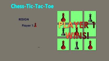 Chess tic tac toe capture d'écran 1