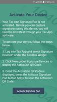 Poster Tax Prep Signature Pad