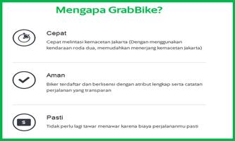 Panduan Order Grab bike Affiche