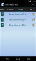 A l'écoute du texte capture d'écran 3
