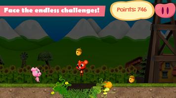 Adventure Pig Game: Battle Run اسکرین شاٹ 2