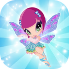 Adventure Robe Flora Winx أيقونة