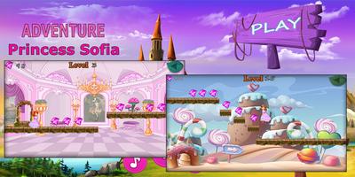 Adventure sofia Princess run - First Game capture d'écran 1
