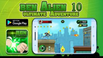 🔥 super Ben Ultimate Alien : Adventure 10 game الملصق