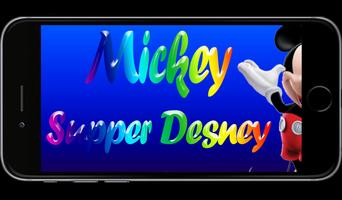 Mickey Supper Disney Affiche