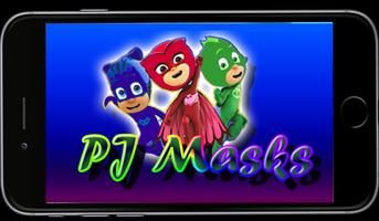 PJ Supper Word Mask Adventure Affiche