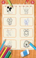 Mickey Mouse Coloring Kids Books 스크린샷 1