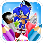 Sonic Coloring Kids Books icône
