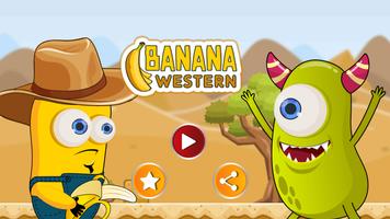 Poster Western Banana Minion Shooter