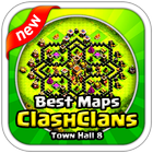 BEST Maps Clash of Clans TH8 आइकन