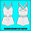 Fashion Flat Sketch Designs