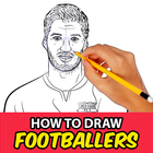 How to Draw Football Player icône