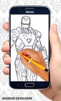 How to Draw Superheroes Marvel Affiche