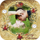 Merry Christmas Photo Sticker and Frame Maker آئیکن