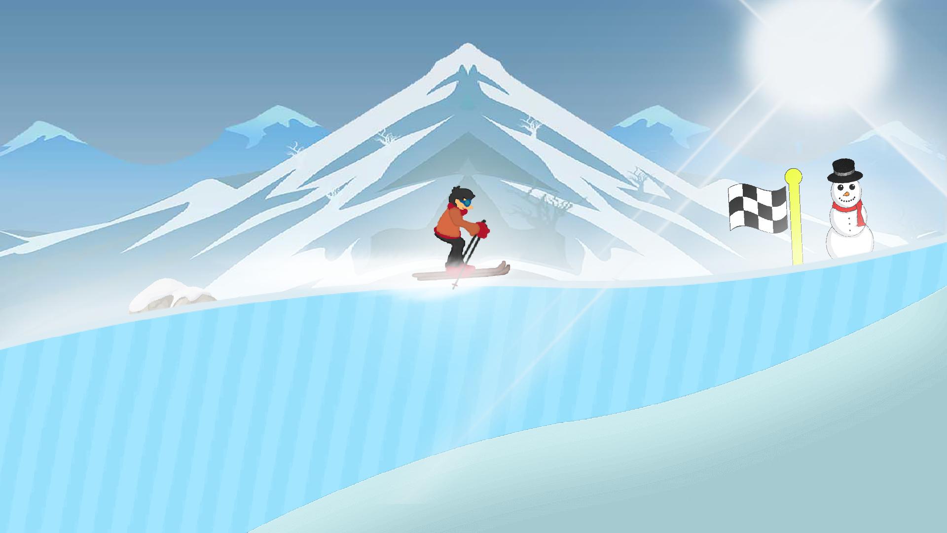 Ski adventure. Snowadwenture screenshot.