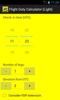 Poster Flight Duty Calculator (Light)