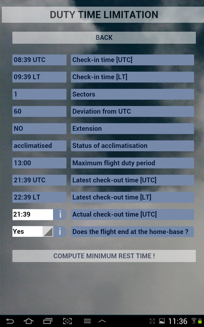 EASA FTL Latest Version 1.0 for Android