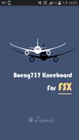 B737 Kneebaord for FSX Affiche